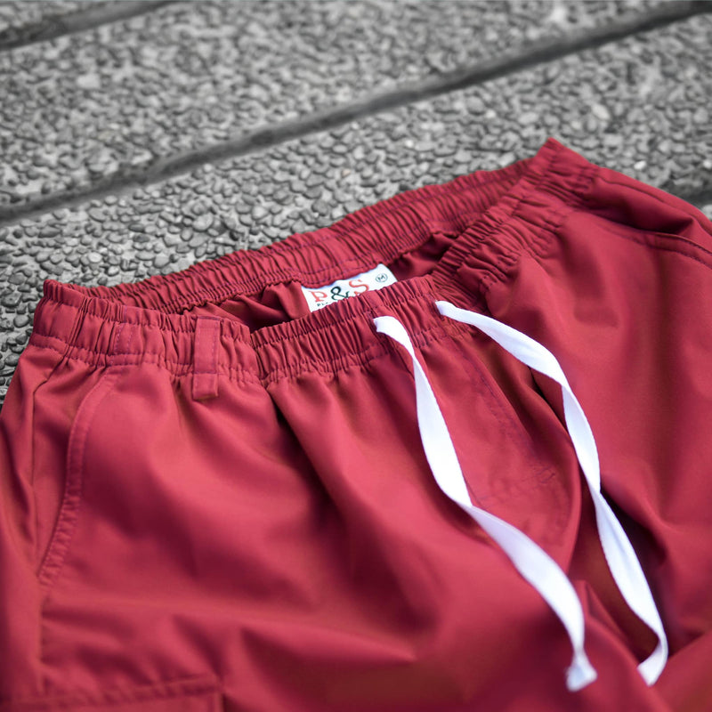 DAILY SHORTS CRIMSON RED