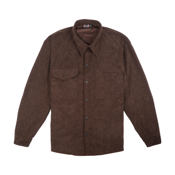 CORDUROY POLO IN WALNUT – PLAIN&SIMPLE