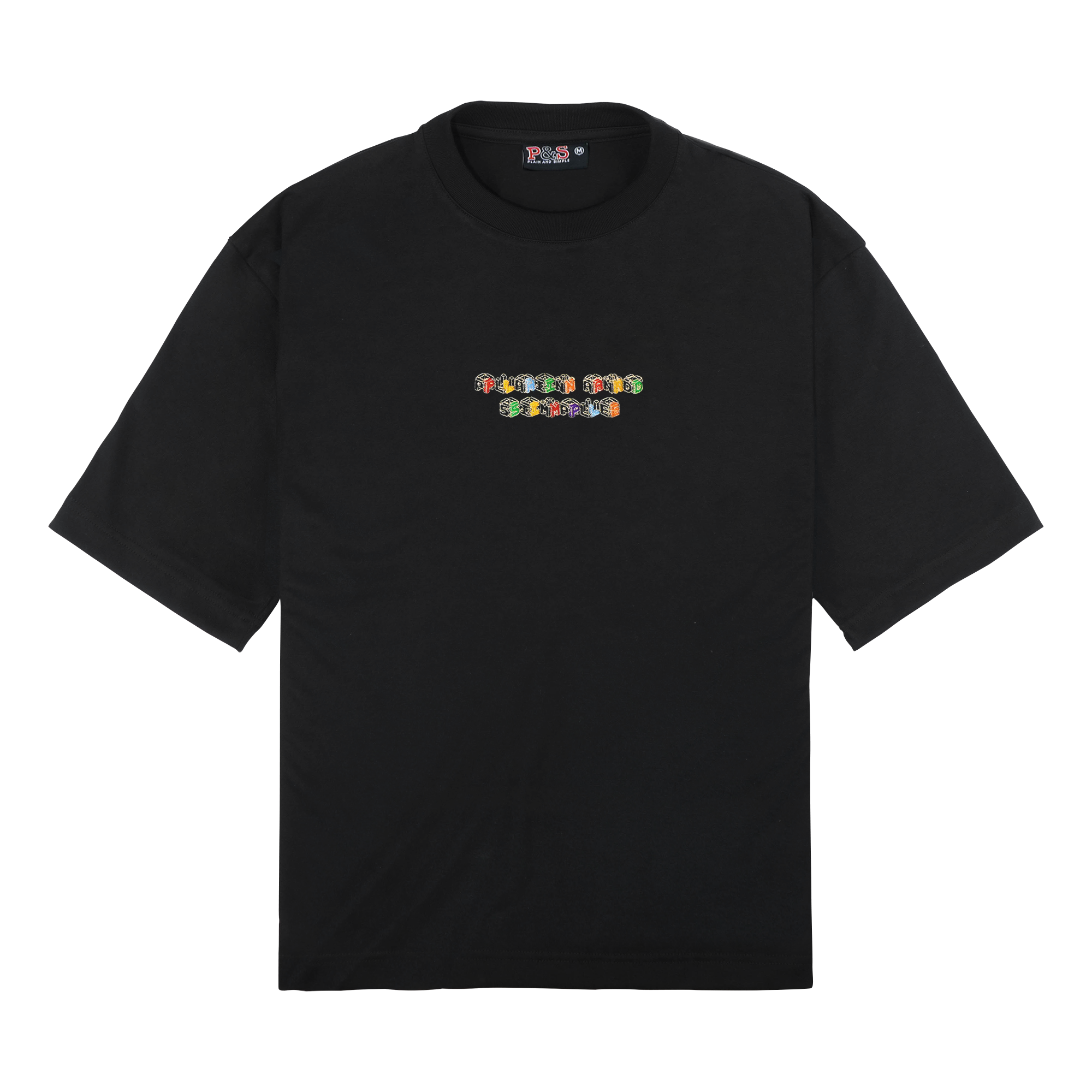 CIPHER TEE BLACK – PLAIN&SIMPLE