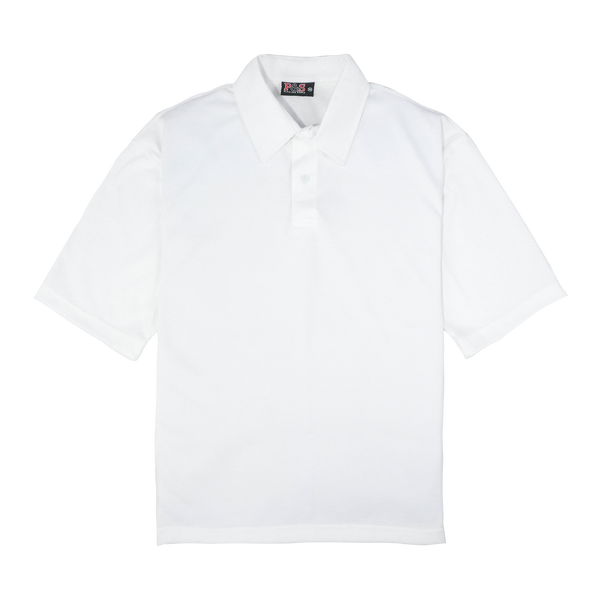 Polo plain white best sale