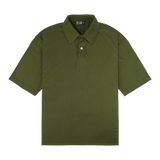 OLIVE OVERSIZED POLO